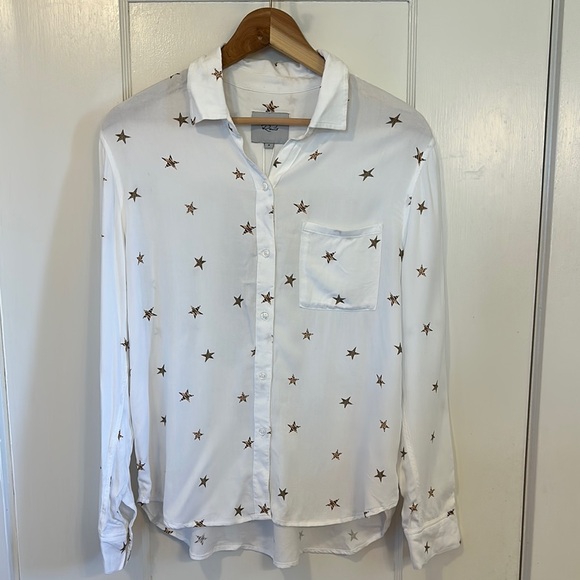 Rails NWT Rocsi Button Down Blouse - White - Small - Picture 7 of 15